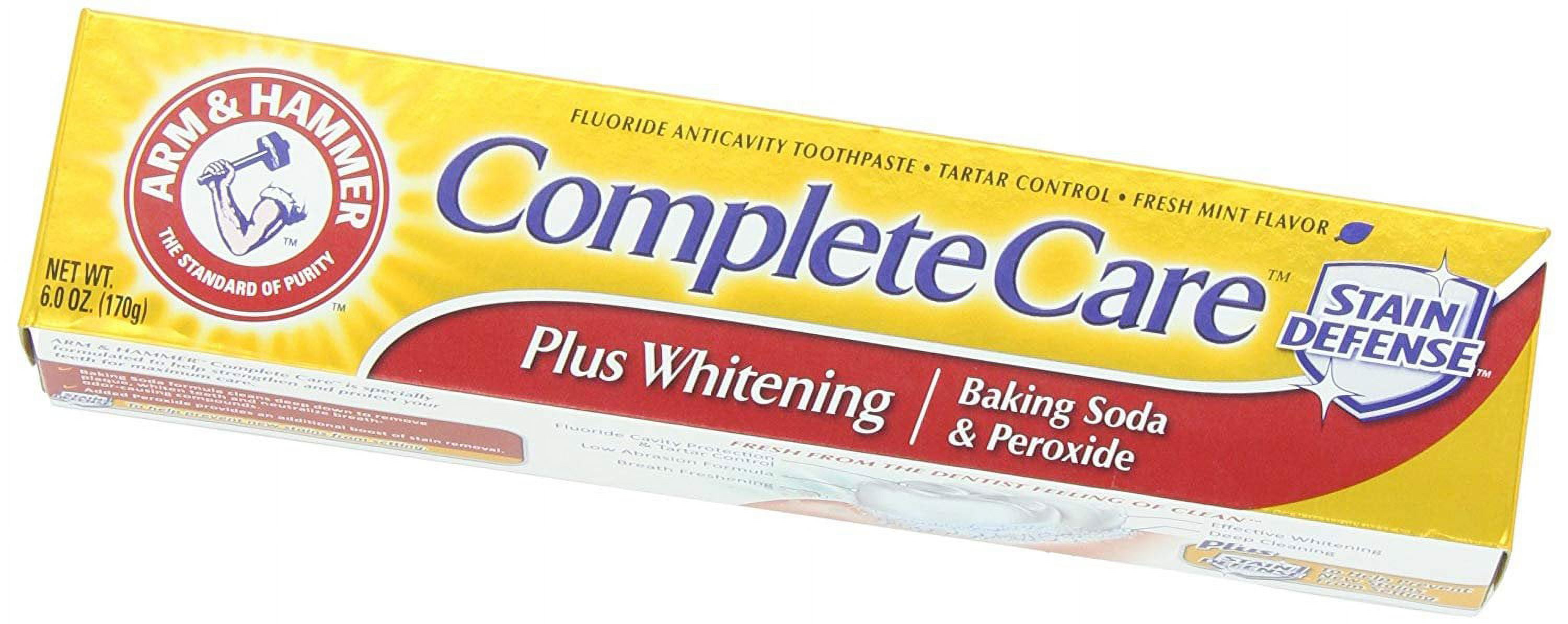 Arm & Hammer Complete Care Toothpaste, 6 oz (Pack of 6) (Packaging May Vary)