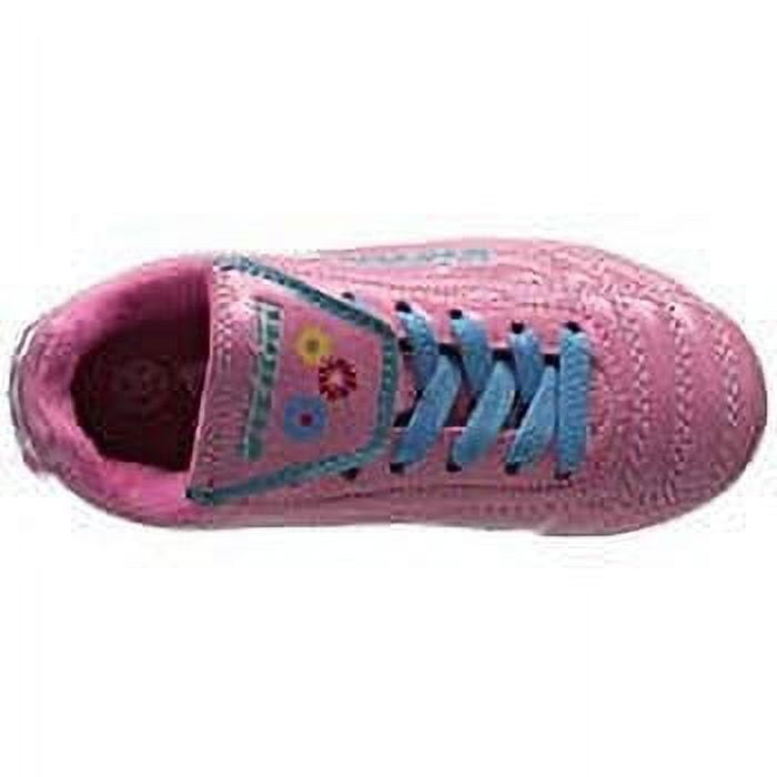 Vizari Blossom Soccer Cleats for Kids, Toddlers, and Youth – Comfortable and Durable Firm Ground Outdoor Shoes - Pink/Blue, 11