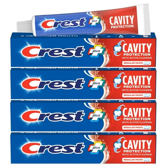 Crest Cavity Protection Toothpaste Regular 8.20 oz (Pack of 4)
