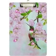 thumbnail image 2 of FMSHPON Hummingbird Spring Clipboard Hardboard Wood Nursing Clip Board and Pull for Standard A4 Letter 13x9 inches, 2 of 8