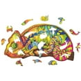 thumbnail image 2 of Wood Trick Colorful Chameleon 212 Piece Wooden Jigsaw Puzzle, 2 of 6