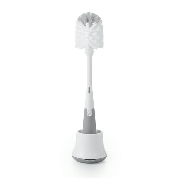 OXO Tot Bottle Cleaning Brush with Stand, Gray, 1 Count