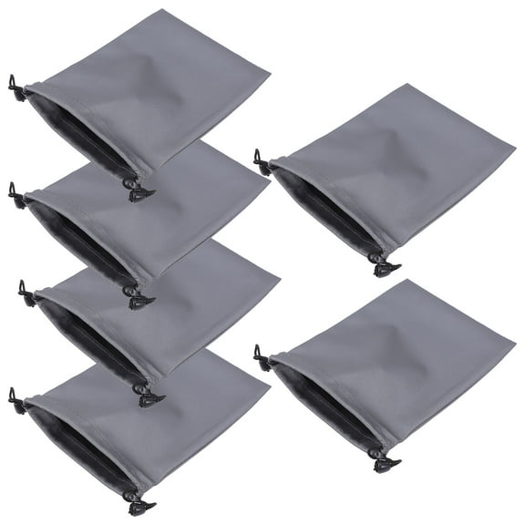 KALLORY 6Pcs Small Drawstring Pouch for Power Bank and Travel Accessories
