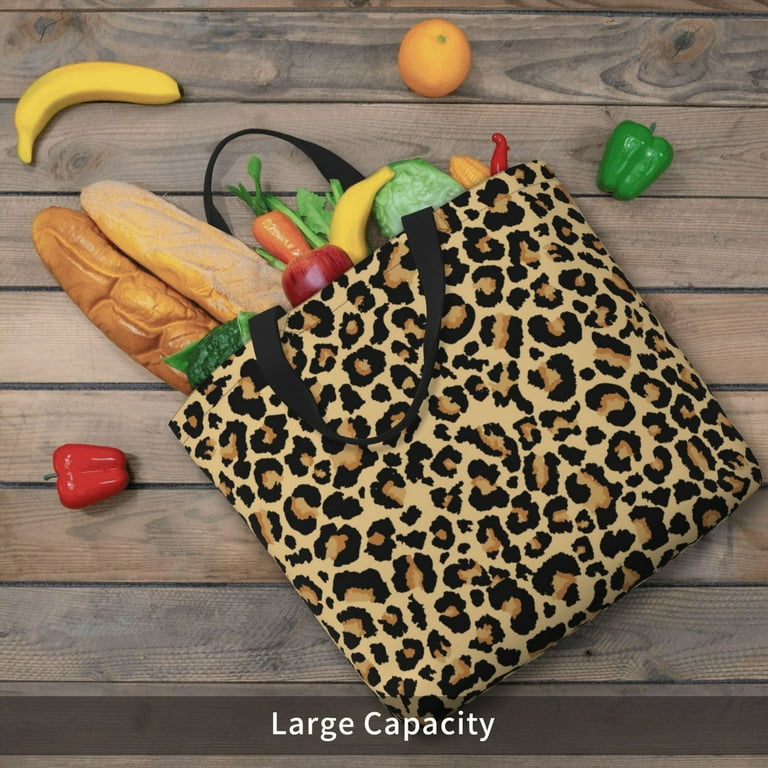 Shops Wolf & Badger Large Leopard Print Grab Bag