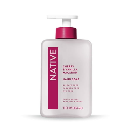 Native Cherry & Vanilla Macaron Liquid Hand Soap 13OZ