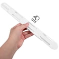 thumbnail image 3 of NICEXMAS White ABS Pull Out Slide Rail for 2 Pcs Home Use Closet Organization Accessories, 3 of 8