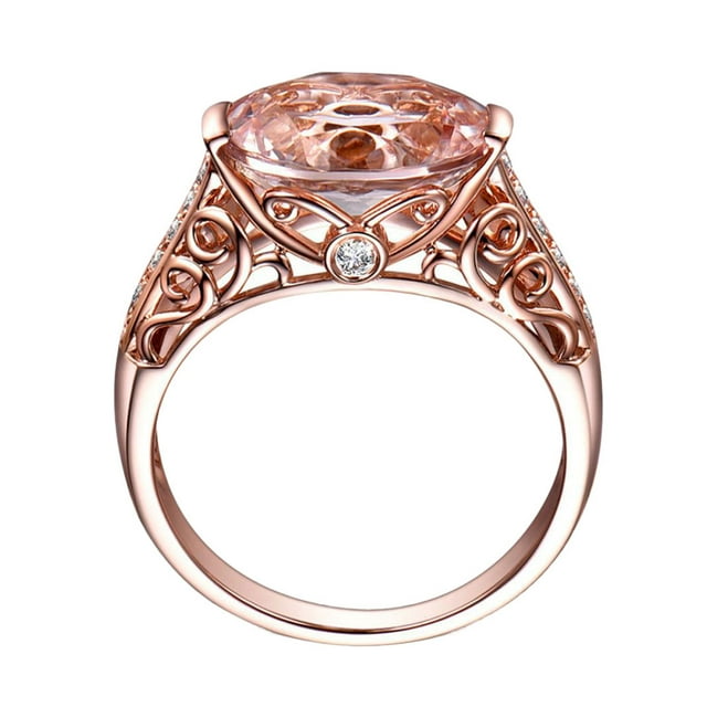 Kcodviy Gemstone Gold Ring Gemstone Jewelry for Women Rings Ring Rose Rings Woman Rings Ring Packs Cute Rings