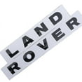 thumbnail image 2 of Gloss Black Land Rover Front Or Back Grille Hood Badge Emblem Lettering, 2 of 2