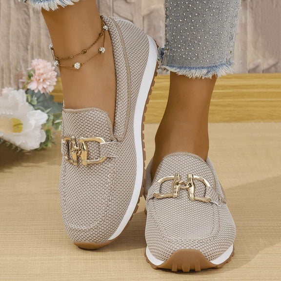 Women's Casual Loafers Comfortable Orthopedic Sneakers for Women Business Non-Slip Walking Fashion Retro Lightweight Penny Work Flats Loafer Slip On Shoes
