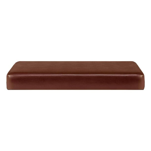 Funda de cojín para sofá de piel sintética, impermeable, elástica, protectora de asiento. 3 asientos