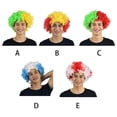 thumbnail image 4 of Qarigey Payaso peluca pelo Navidad pelos sintéticos aficionados al fútbol multiusos multicolor Headwearing disfraz divertido Cuidado del cabello Inglaterra Tamaño libre Qarigey CE015200-05, 4 of 6