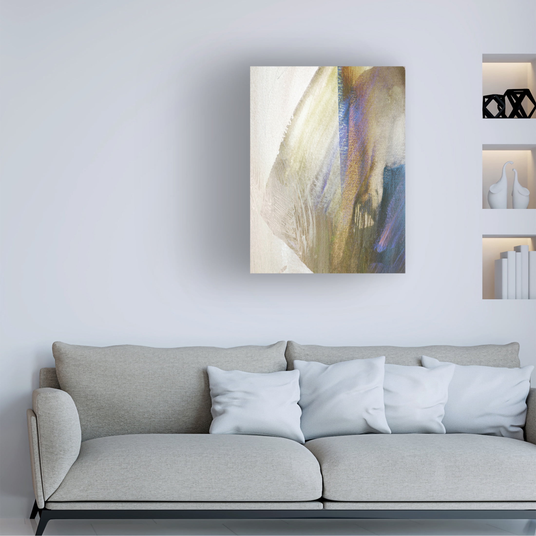 Canvas Wall Art - Hope Bainbridge 'Norwegian Wood 2' Wall Art for Living Room, Bedroom, or Office Décor by Trademark Fine Art - 35 x 47 Inches