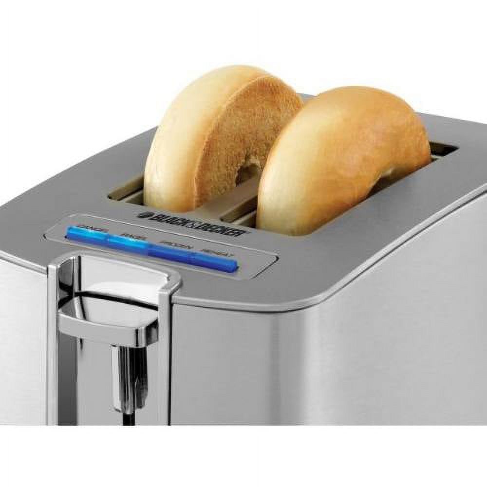 Black & Decker TR1280S - Toaster - 2 slice - brushed stainless steel - image 3 of 8