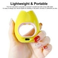 thumbnail image 2 of Labymos 16W Mini LED Nail Dryer Curing Lamp Rose Shape Travel Pocket Size 60S Timer USB Portable Sun Light Button/Automatic Sensor Nail Art Tools for Fingernail and Toenail, 2 of 7