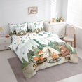 thumbnail image 2 of Catabedysis Alphabet Print L 7 Pieces Full Size Bedding Sets,Country Camping Full Size Bed in a Bag For Boys,Polkadot Reversible, 2 of 7