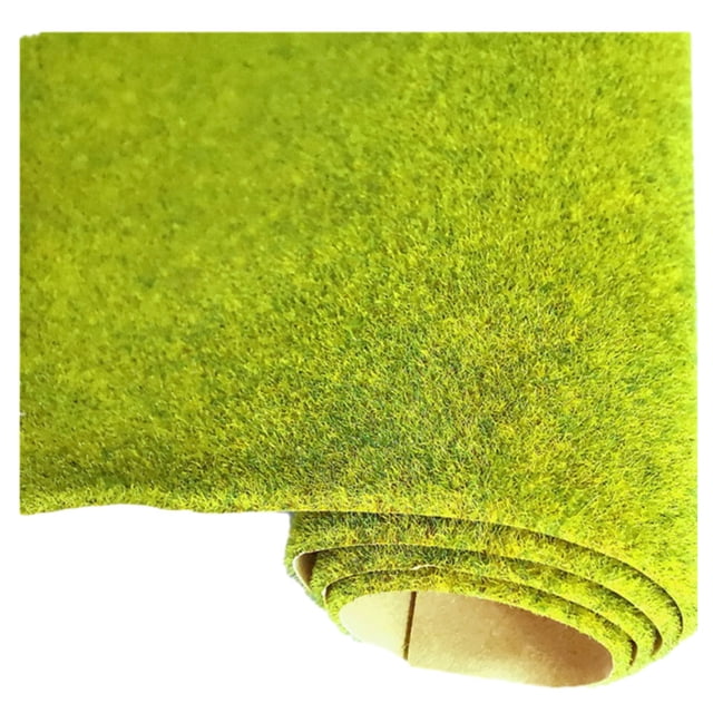 Yuarrent Durabilidad duradera con materiales ecológicos Césped artificial Esteras de césped artificial Artesanía 103 amarillo verde
