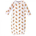 thumbnail image 4 of Hudson Baby Infant Boy Cotton Long-Sleeve Gowns 4pk, Ice Cream Truck, 0-6 Months, 4 of 5