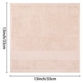 thumbnail image 7 of REGALWOVEN Cotton Striped Face Cloths, Absorbent and Lightweight Towels for Bathroom, Hotel, Spa 13' x 13' Pink 4 Pack, 7 of 7