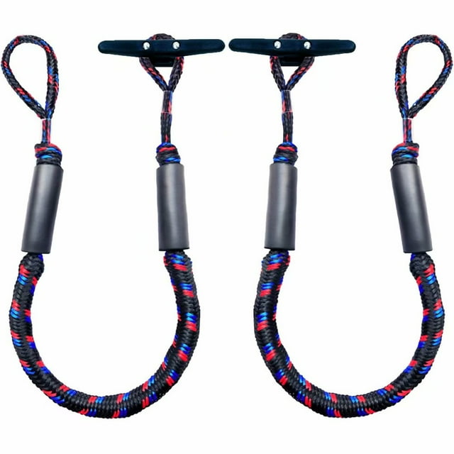 2 Pcs Corde d'Amarrage pour Quai de Bateau Accessoires de Bateau