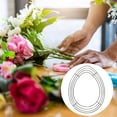 thumbnail image 5 of Metal Egg Shaped Wire Wreath DIY Decoration Accessories Durable for Creating Wreaths, 5 of 5