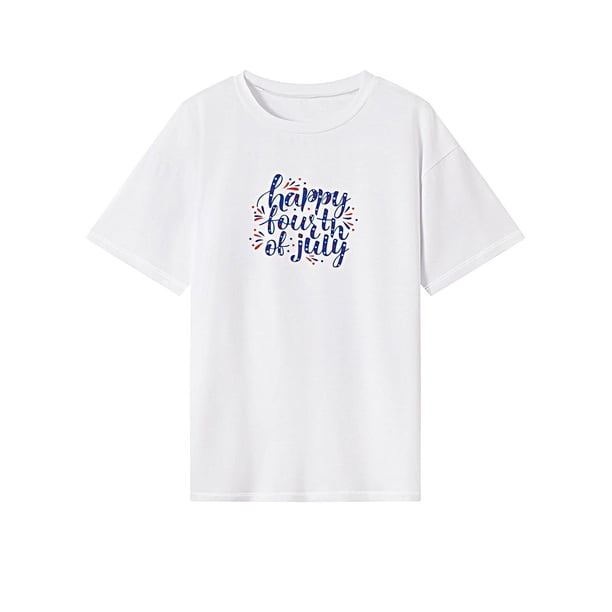 Camiseta para mujer Verano Mujer Cuello redondo Ropa suave Camiseta básica para el trabajo Camping