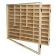 thumbnail image 4 of Xuanheng Wooden Toy Car Display Case Showcase Multifunctional Multi Grid Wall Mounted With Dustproof Door, 4 of 8