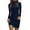 Blue, variant on Womens Dresses Fall 2023 2023 Fall Winter Women's Long Sleeve Turtleneck Button Down Solid Sweater Dress,Red L