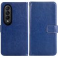 thumbnail image 4 of Compatible with Samsung Galaxy Z Fold 3 5G 2021 Wallet Case and Leather Flip Cover Card Holder Stand Cell Accessories Phone Cases for Gaxaly ZFold3 Z3 Fold3 3Z ZFold35G Women Men Blue, 4 of 14