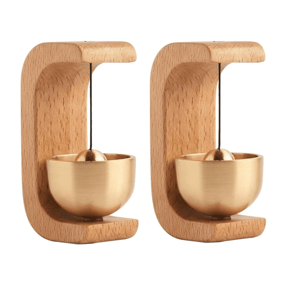 2Pcs Entrance Wireless Doorbell Shopkeepers Bell for Door Opening Magnetic Attached Doorbell Chime Decor Door Chime Multifunctional Doorbell Hanging Decor
