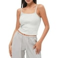 thumbnail image 1 of Summer Solid Color Women's Vest Suspender Simple And Exquisite Design, 1 of 9