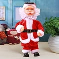 thumbnail image 2 of PENGXAING Christmas Santa Claus Dancing Inverted Electronic Toy Doll  Decor Ornament, 2 of 8