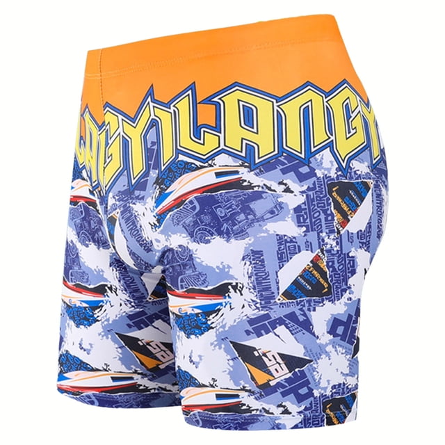 Pimfylm Boys Bathing Suits Trunks Swimsuit Set Student Conservative Swim Trunks Patchwork Childrens Swimsuit For Medium Large Children Boys Swim Trunks Size for 3-4 Years,Orange