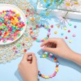 DEKAXID 500pcs DIY Handmade Beaded Children‘s Toy Creative Loose Spacer