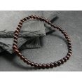 thumbnail image 3 of Natural Almandine Garnet 4mm Round Shape Smooth Cut Beads Stretchable Bracelet for Men & Women., 3 of 3