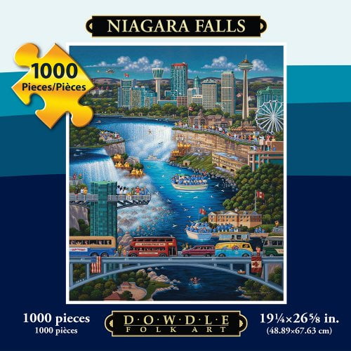 DOWDLE ART Populaire Niagara Tombe 1000 Pièce Puzzle