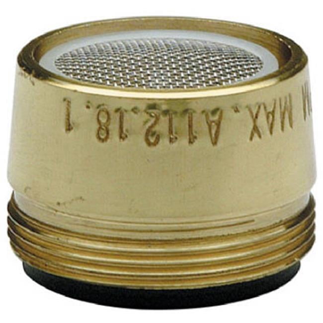 Polished Brass Aerator TV Non-Branded Items brass craft service parts sf0205x 15/16 Inch x 27 Male Pipe Thread 