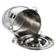 thumbnail image 5 of Stainless Steel Sealed Bucket for Storage Use Silver Color Practical Tea and Food Storage 1 Jar, 5 of 5