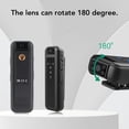 thumbnail image 4 of Mini Camera de CartoCería, Lente Giratoria de 180 Grados Indicador LED Light Metal Pocket Video Camera para el Hogar, 4 of 7