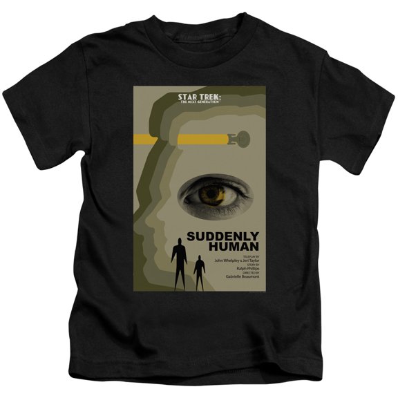 Star Trek Tng Season 4 Episode 4 Youth 18/1 T-Shirt Black