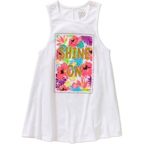 Boys Graphic Muscle Shirt Tank Top Gray New Faded Glory