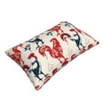 thumbnail image 3 of Bingfone Roosters Standard Size Pillowcase, Long Staple Pure Cotton Envelope Closure Pillow Cover,14"X20", 3 of 9