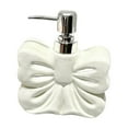 thumbnail image 2 of Bow Lotion Dispenser Hand Soap Bottle Soap Jar Decorative Ceramic for Bathroom Countertop and Kitchen Sink, 2 of 7