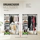 thumbnail image 3 of Closet Organizador Ropero Armable Grande Zapatera 2 Niveles De Metal Color Negro, 3 of 5