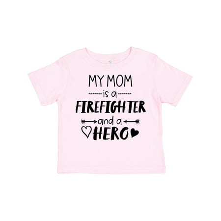 

Inktastic My Mom is a Firefighter and a Hero Gift Toddler Boy or Toddler Girl T-Shirt