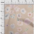 thumbnail image 1 of oneOone Organic Cotton Voile Fabric Flower Watercolor Print Sewing Fabric BTY 42 Inch Wide, 1 of 4