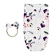 thumbnail image 4 of Manta de Baby Floral Toalla de baño con diadema Púrpura Sunnimix Envoltura de pañales para bebés, 4 of 8