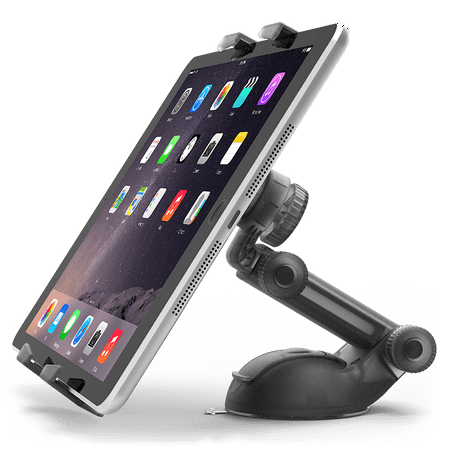 iOttie Easy Smart Tap 2 Universal Car Desk Mount Holder Stand Cradle for iPad Air/4/3/2 iPad Mini/Retina, Galaxy Tab 4/3, Nexus 7, Kindle Fire HD /7/6/ Fire HDX 8.9/7/ Fire 2 - Black