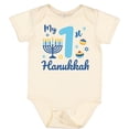 thumbnail image 3 of Inktastic My 1st Hanukkah Baby Boys or Girls Baby Bodysuit, 3 of 5