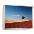 thumbnail image 2 of Designart "Sunset'S Roadside Beauty" Road Floater Framed Canvas Art Print, 2 of 5