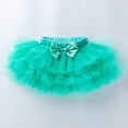 thumbnail image 4 of CHEEREAM Baby Girls Rainbow Flower Tulle Princess Skirt Toddler Bow Front Tutu Girls Clothes Size 0-24Months, 4 of 9